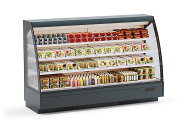 Полувертикальная холодильная горка Katran H-1600
